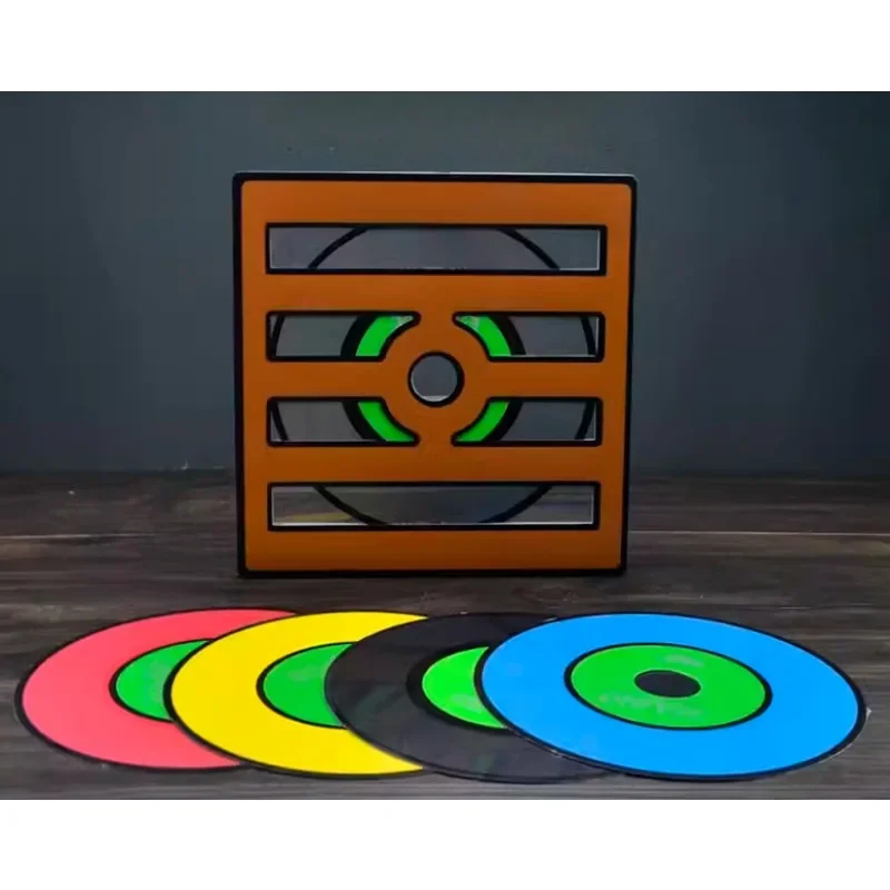 Color Changing CD / Vanishing CD Magic Trick (No Silk) DISK Clip Stage Magic Magicians Prop Mentalism Illusion Gimmick Tutorial