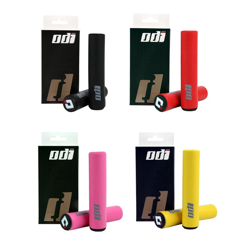 2PCS ODI Bicycle Grips MTB Handlebar Grips Mountain Folding Bike Anti-Slip Grip Silicone Colorful MTB Road Cycling Bikes Parts