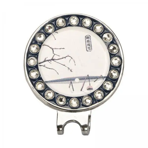 2x Golf Ball Markers Hat Clip Anti-rust Keepsake Accessories D