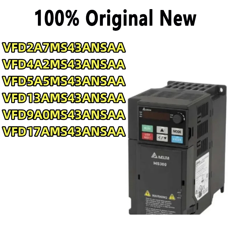 100% Testedvfd2a7ms43ansaa 0.75kw Vfd4a2ms43ansaa 1.5kw 5a5ms43ansaa 2.2kw Vfd9a0ms43ansaa 3.7kw 13ams43ansaa 5.5kw 17ams43ansaa