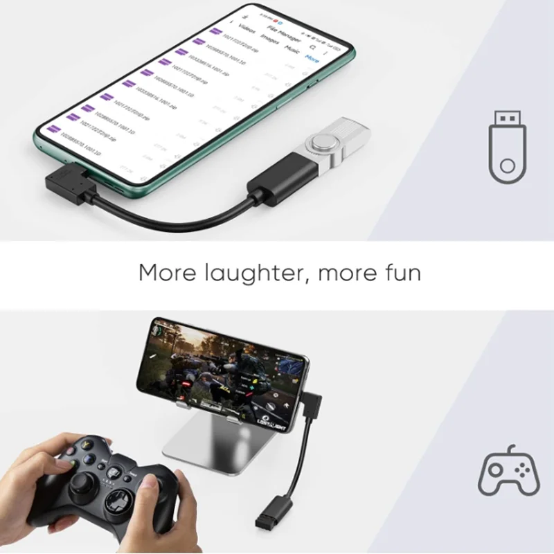 Mobile Phone and Tablet U Disk Adapter Cable Gold-plated 5Gbps 90-degree Angle Type-C USB 3.1 Revolution to USB 3.0 Female OTG