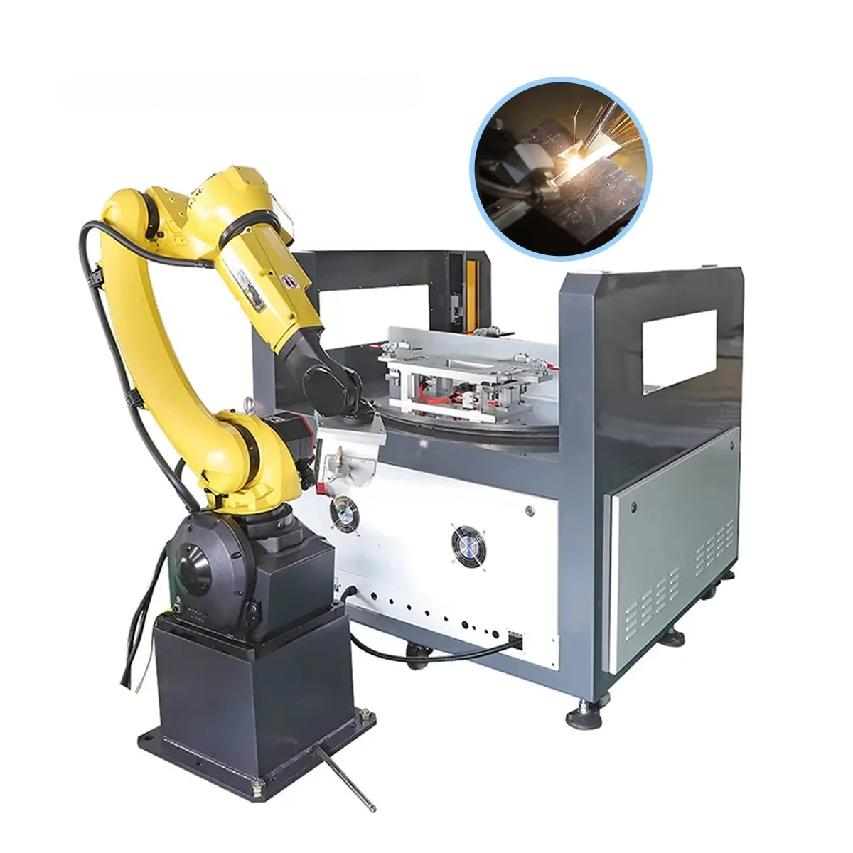 New Style CNC Laser Welder Automatic 6 Axis Robot Arm Fiber  Welding Machine