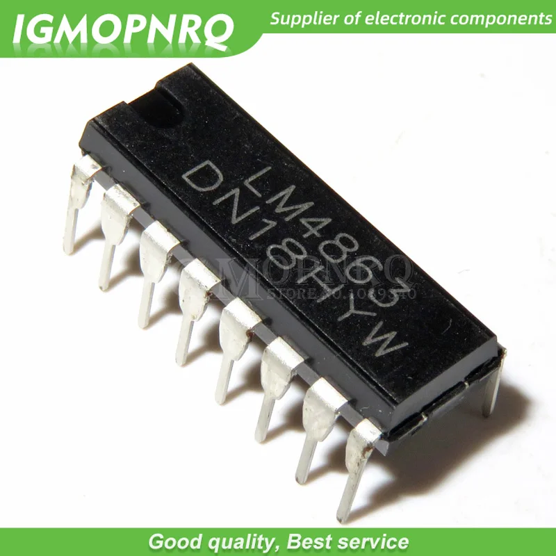 

10PCS LM4863D DIP16 LM4863 DIP-16 4863D audio amplifier IC