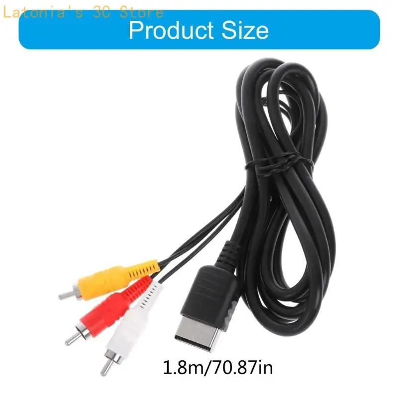 1,8 m Composite AV Video TV-Adapterkabel für RCA-Kabel X3UB – Detail 6