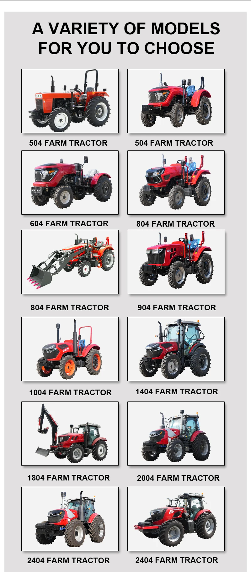 80 PS starker, kundenspezifischer 4WD-Landwirtschaftstraktor für landwirtschaftliche Arbeiten, Pflügen, Bodenbearbeitung, Ernte und Transport mit Hydraulik. – Detail 4