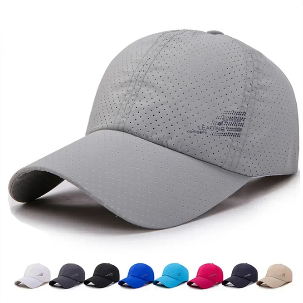 New Quick-drying Women's Men's Golf Fishing Hat Summer Outdoor Sun Hat Adjustable Unisex Baseball Cap caps men  running hat