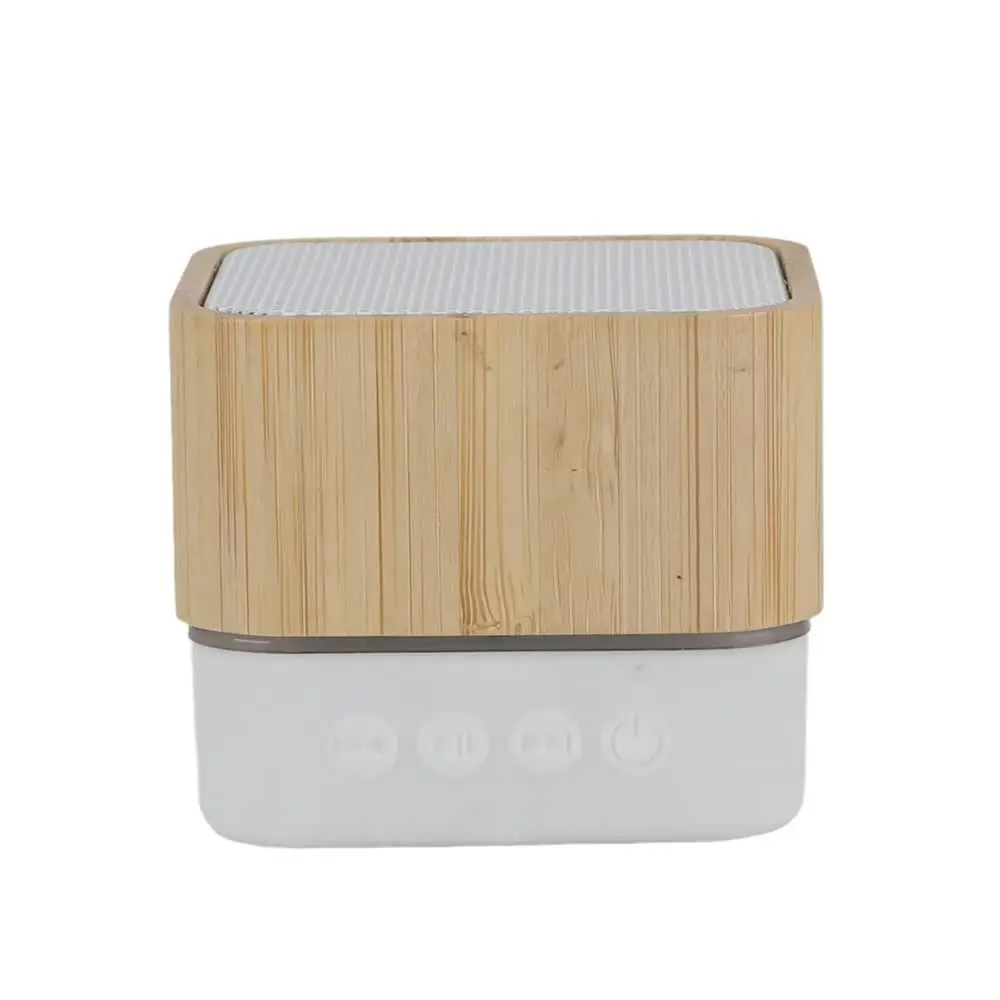 Portable Wireless Bamboo Bluetooth Speaker Outdoor Card Insertion Computer Desktop Car Use Reddish Blue Royal Blue Sound System