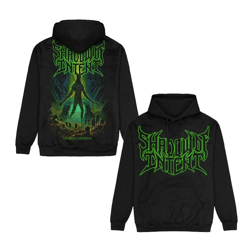 Melody Band SHADOW OF INTENT Intends Casual Loose Fitting Men's and Women's Hooded Sweatshirts
