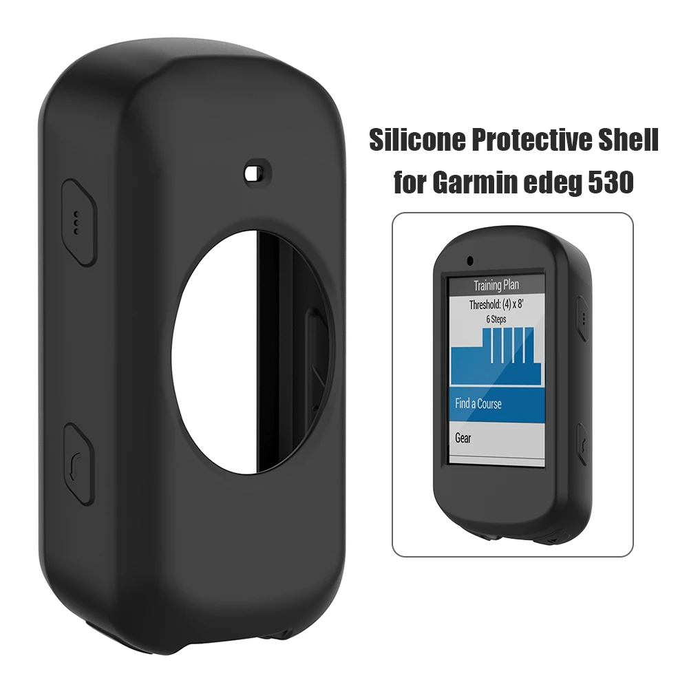 Silicone Case Protective Cover for Garmin Edge 530 GPS Bike Computer Durable Shell Sleeve Slip-proof Anti-fall Protection Case