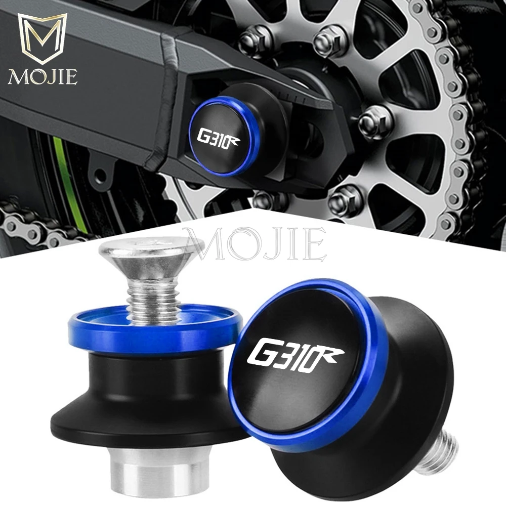 

For BMW G310R G 310 R 2016 2017 2018 2019 2020 2021 2022 2023 2024 Motorcycle 8MM Stand Screws Aluminum Swingarm Slider Spools