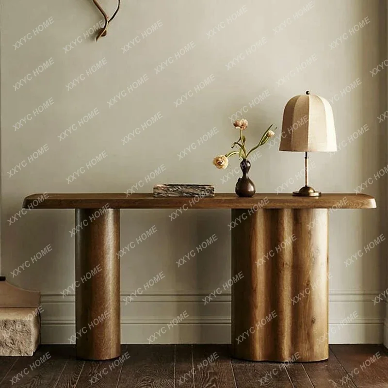 TY Console Stroke Retro Console Tables a Long Narrow Table Aisle Corridor Side View Sets a Long Narrow Table