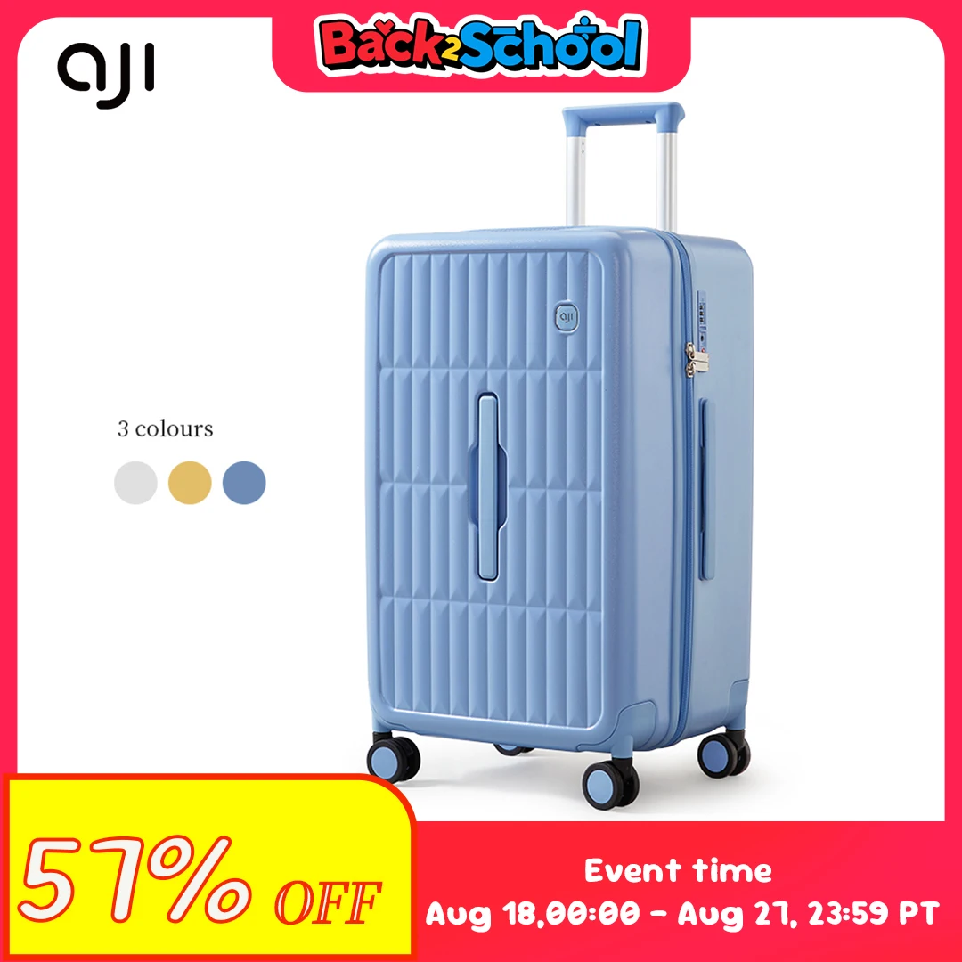 

AJI Women Carry On Luggage TSA Lock Large Capacity Lightweight Suitcase Trip Cabin 2025 Design 20/24/26 Inch Travel Suitcases