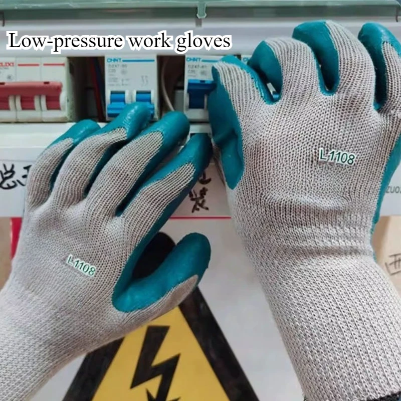 

Low-voltage Work Gloves Electrician's Anti-electric Shock and Anti-slip Protective Gloves Work Out Gloves Security Protection