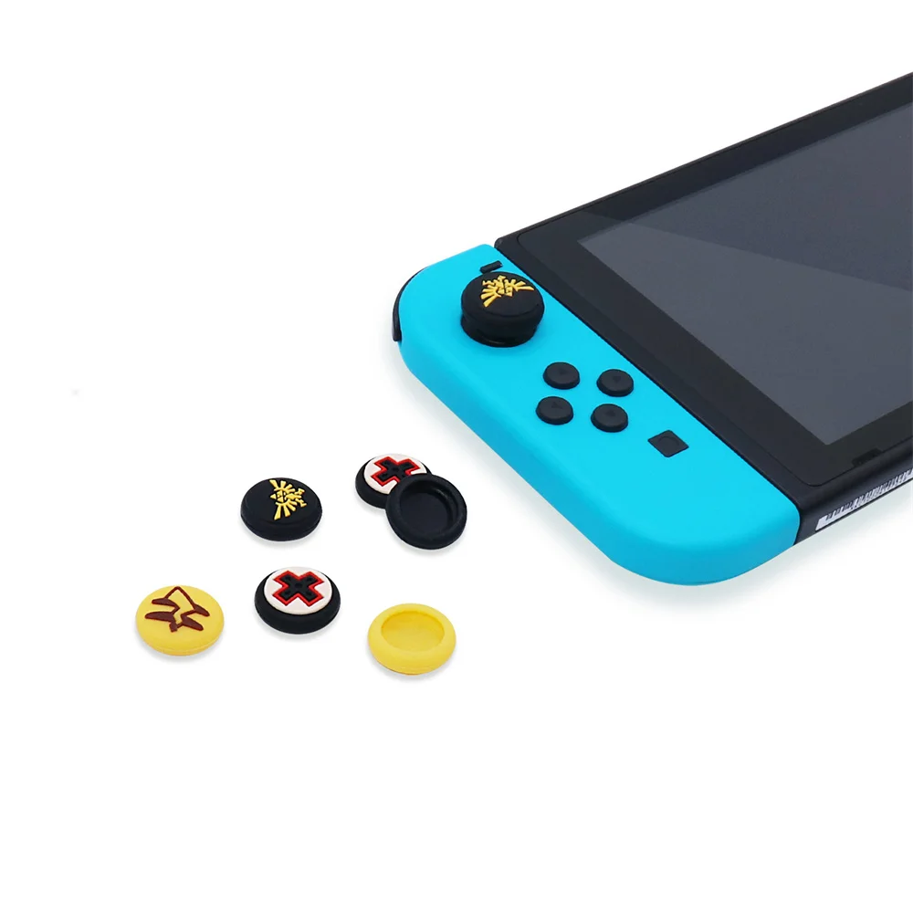 for Nintendo Switch Joycon Thumbstick Caps Silicone Rocker Case Joystick Cover Protective Cover Joy Con Grip Cap for Switch OLED