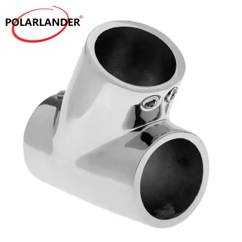 For Pipe 32mm 1pcs High Quality 60 Degree Tee Water Sports Rowing Boats Accessories 316 Marine Stainless Steel