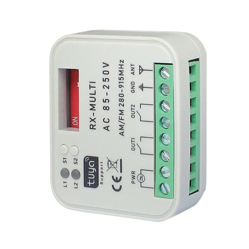 APPLIA-Smart Wifi Universal Multi-Frequency Receiver Switch Remote Relay Tuya Garage Door Home Automation Tuya WIFI