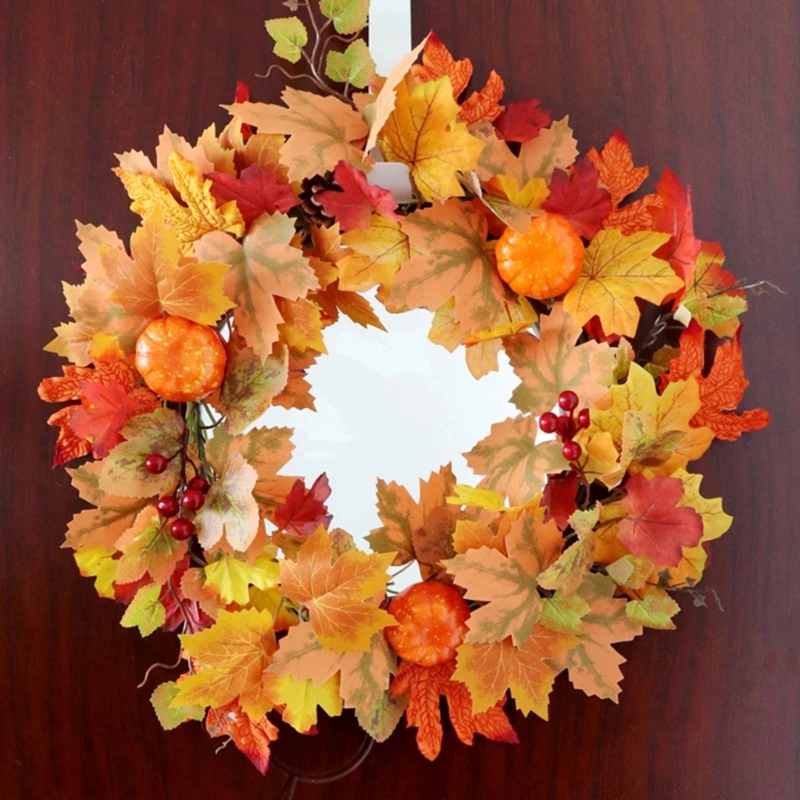 Couronne Thanksgiving pour d'entrée, fenêtre, fermes, intérieur extérieur