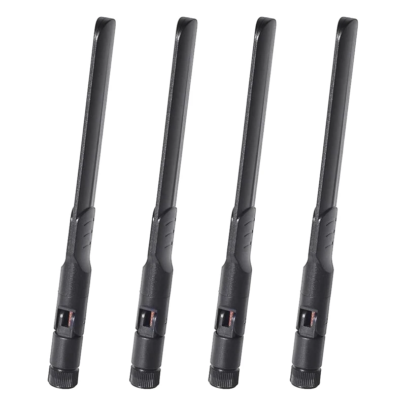 6Pack X(4PCS Dual Band WiFi Antenna 2.4GHz 5GHz 5.8GHz 8DBi MIMO RP-SMA Male for Router Network Card
