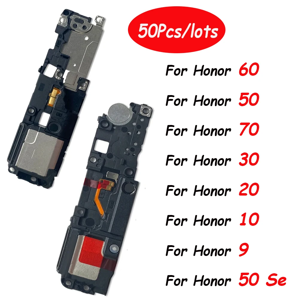 

50Pcs，Buzzer Ringer Loud Speaker Loudspeaker Flex Cable Ribbon For Huawei Honor 9 10 20 30 Lite 50 60 Pro 50 60 SE 70 5G