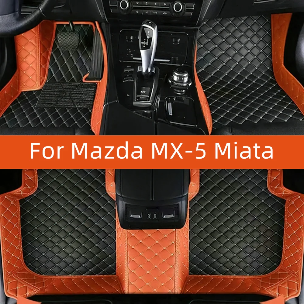 

Custom Leather Car Floor Mat For Mazda MX-5 Miata 2020 2021 2022 2023 2024 2025 2026 2027 Car Mat Interior Accessories