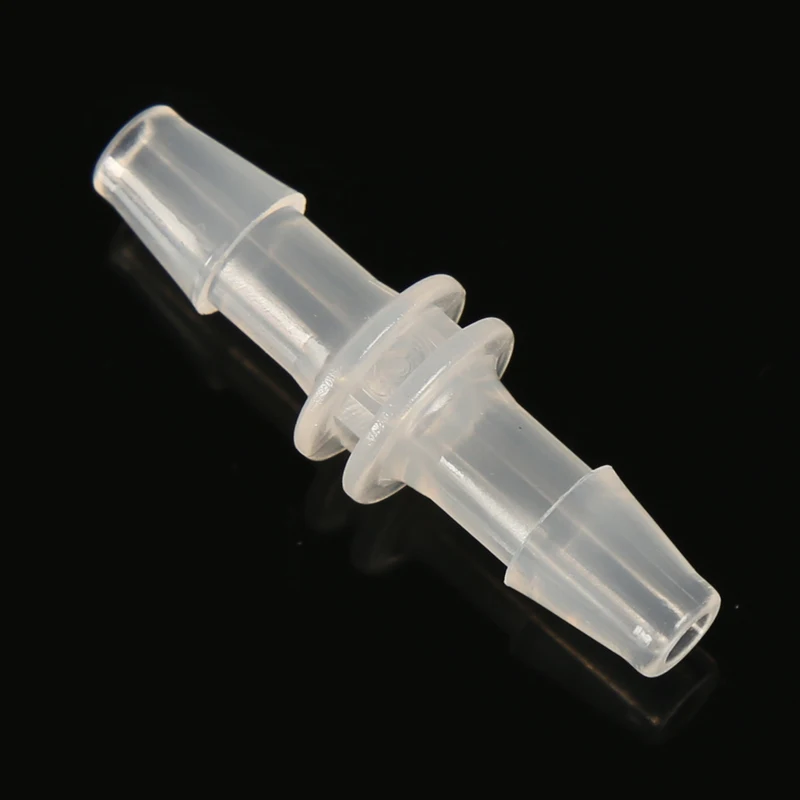 10-pcs-pk Plastic Hose Barb Fittings Equal Barbed Adatper Garden Micro Irrigation Water Connector