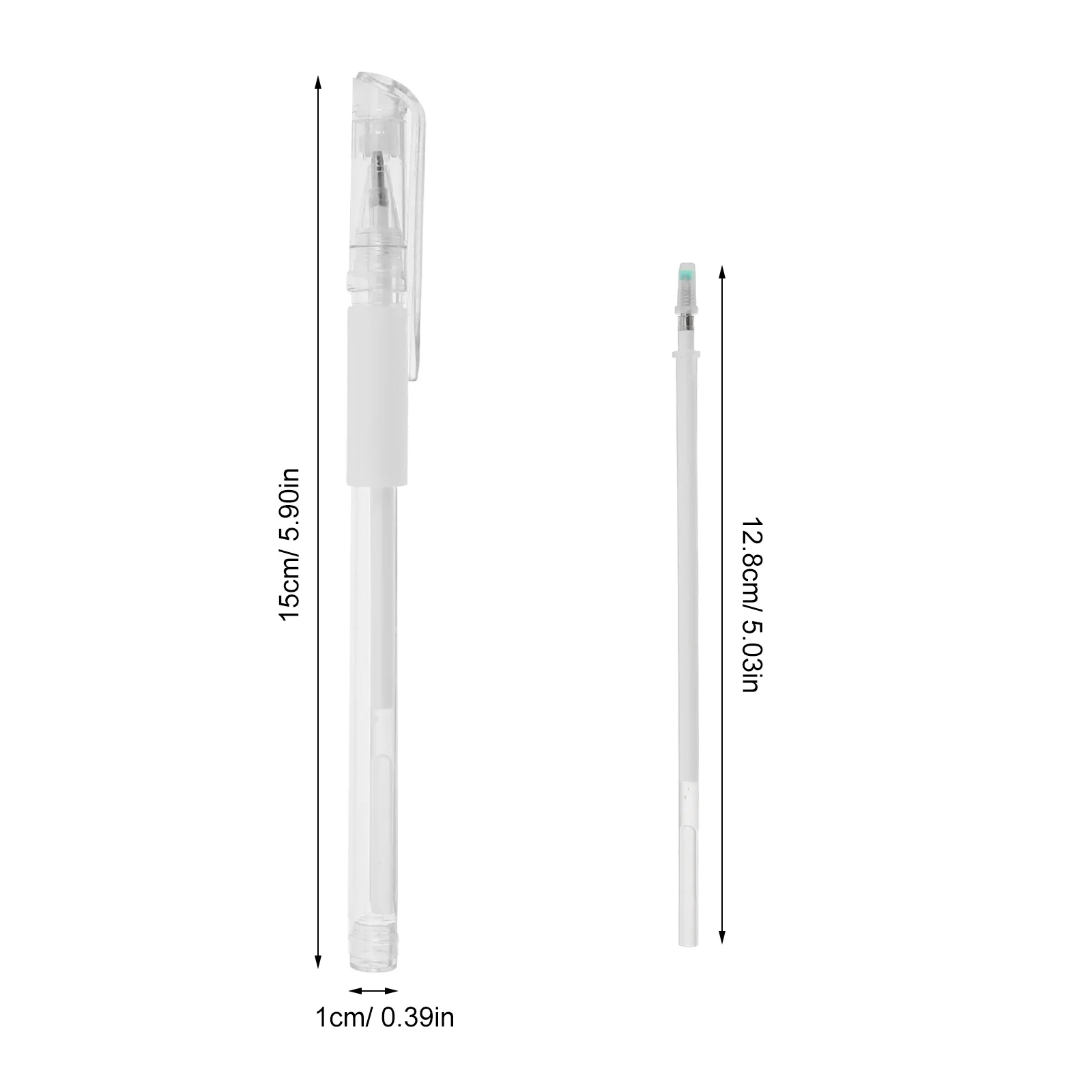 2 قطعة Microblading قلم تحديد الحواجب الدقة الوشم تحديد المواقع أداة لخرائط الحاجب المؤقتة مقاوم للماء لطخة واقية