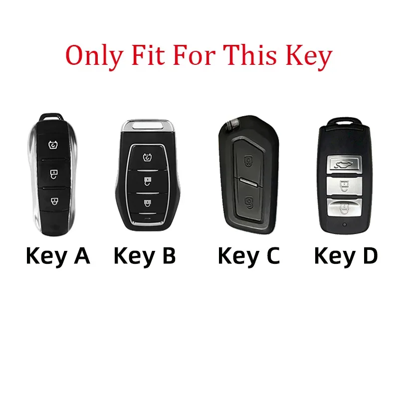 Alloy Car Key Cover Key Case Keychain Accessories For Dongfeng Fengguang DFSK Glory 580 Fengon Ix5 Ix7 Seres 3 Sf5 2021 2022