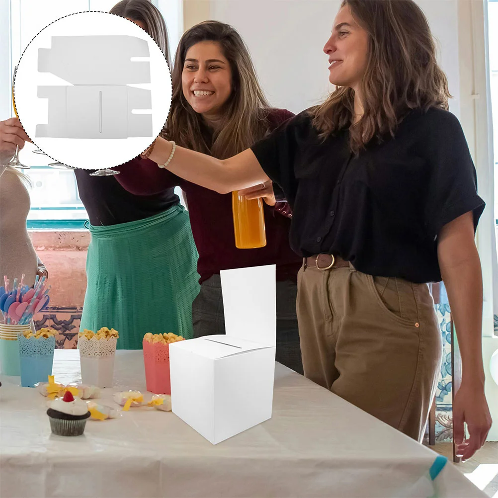 

15 шт. лотерейная коробка, предложениеная карта, коробки для голосования билетов, голосовой день для вечеринки, лотерея, простое пожертвование