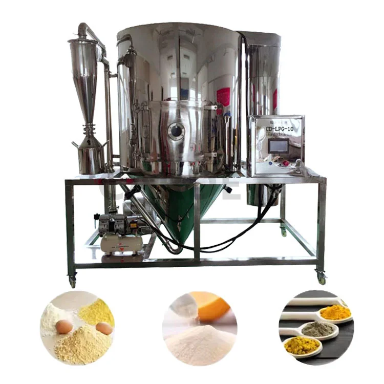 Milk Fruit Vegetation Detergent Base Powder Centrifugal Spray Dryer 25 Kg/h 1000 l for Banana Egg Powder