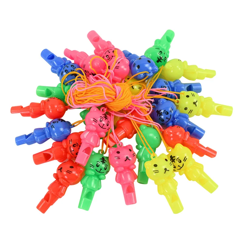 Silbatos de gato bonitos para animar, juguetes para niños, recuerdos de fiesta de cumpleaños, regalos para invitados, rellenos de piñata, fabricante de ruido de boda, 10-30 Uds.