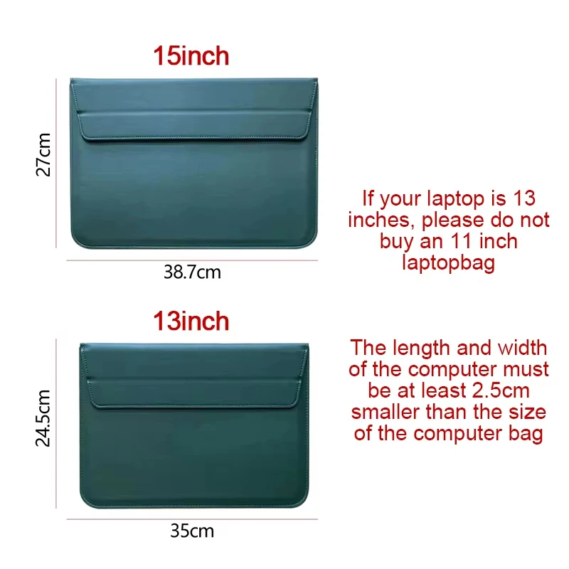 Torba na laptopa ze skóry zwierzęcej z nadrukiem imienia, etui na Macbook Pro 13 Retina 15, pokrowiec na komputer Huawei, dropshipping — zdjęcie produktu 3