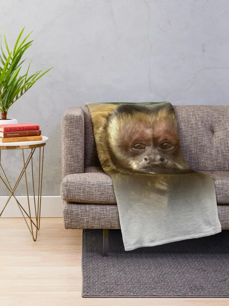 Tufted capuchin Throw Blanket blankets and throws Extra Large Throw Sofa Blankets For Sofas Blankets