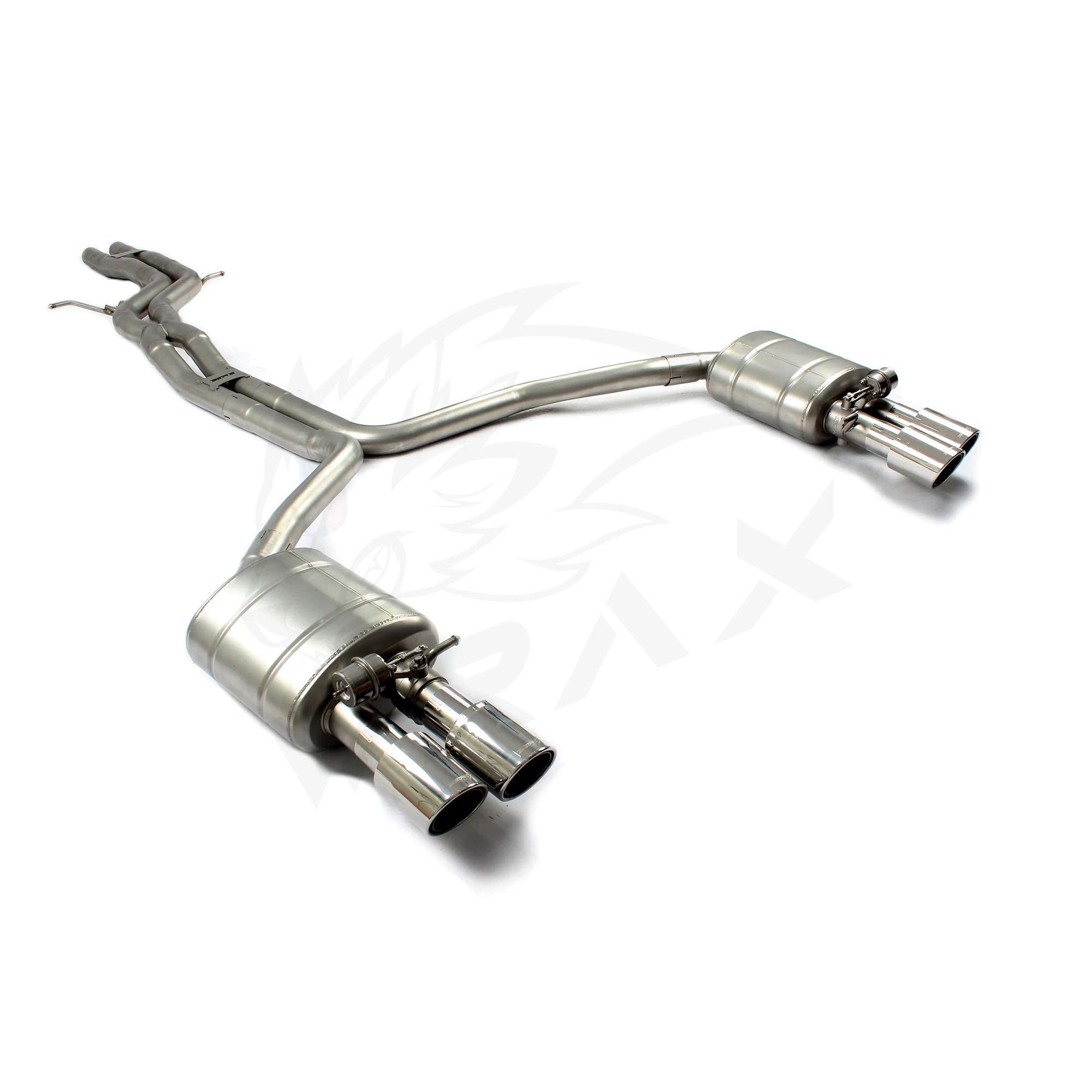 WRAX SS304 (dla AUDI A6 / A7 3.0t z układem wydechowym sterowanym zaworami) Akcesoria samochodowe Bezpośredni zamiennik rury wydechowej Catback