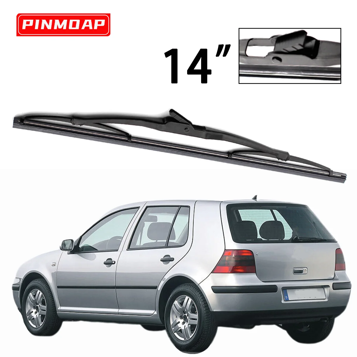 

1PC 14" Rear Wiper Blade Applicable For VW Golf IV 4 1997-2003 Year's Windshield Windscreen Rear Wiper Blade Car Accessories