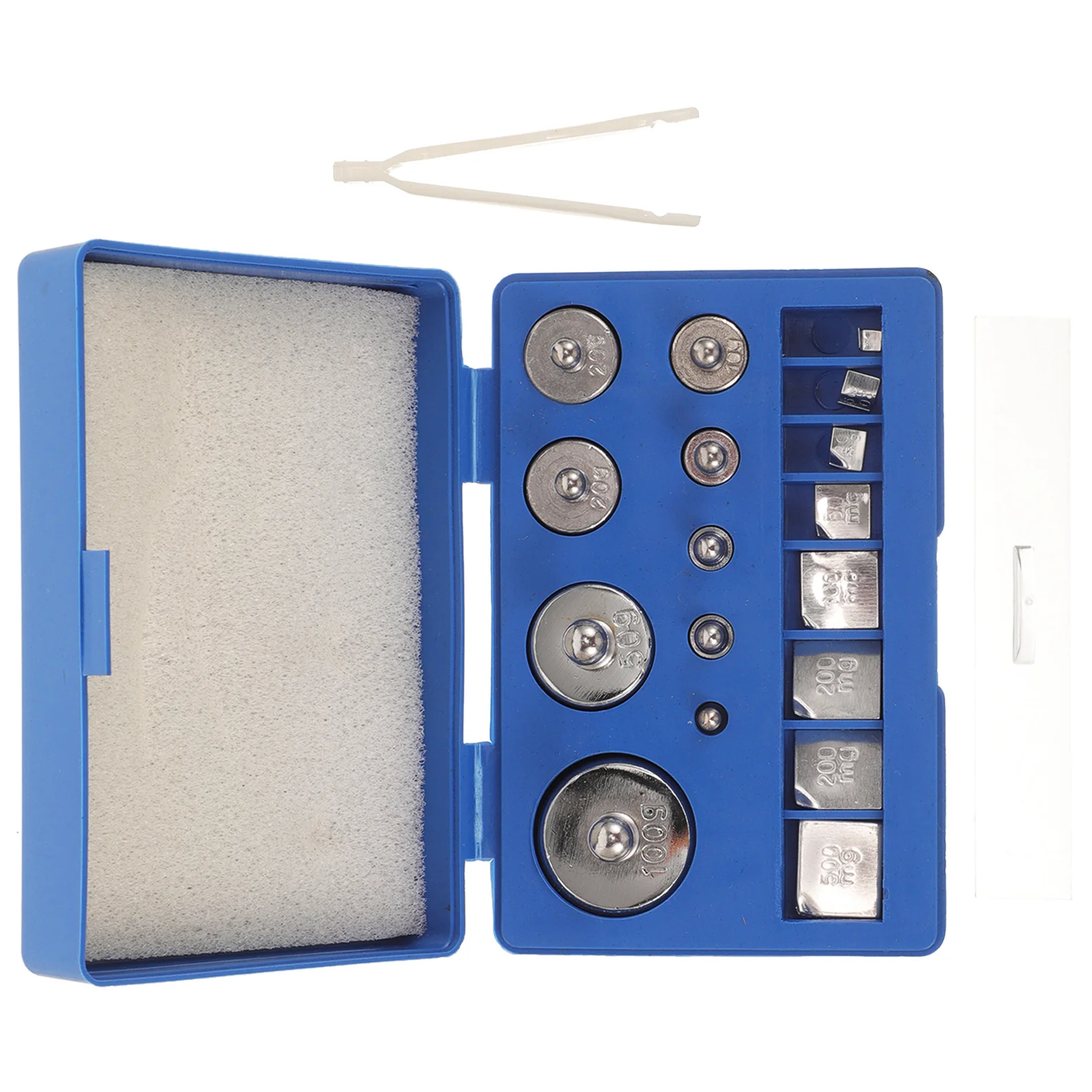 

1Set Calibration Weights 10mg-100g Steel Precision Digital Scale Accessories Portable Case Stable Measurements