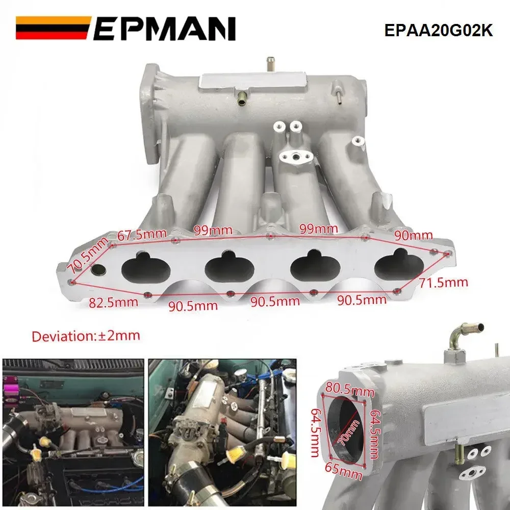 EPMAN Air Intake Manifold Cast Aluminum For Acura Integra 94-01 LS/RS B18A/B18B EPAA20G02K