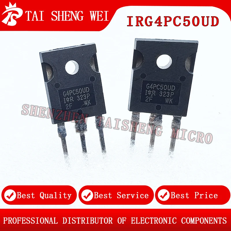 

5PCS Brand New G4PC50UD IRG4PC50UD High Power IGBT Tube 600V/55A Triode IGBT New