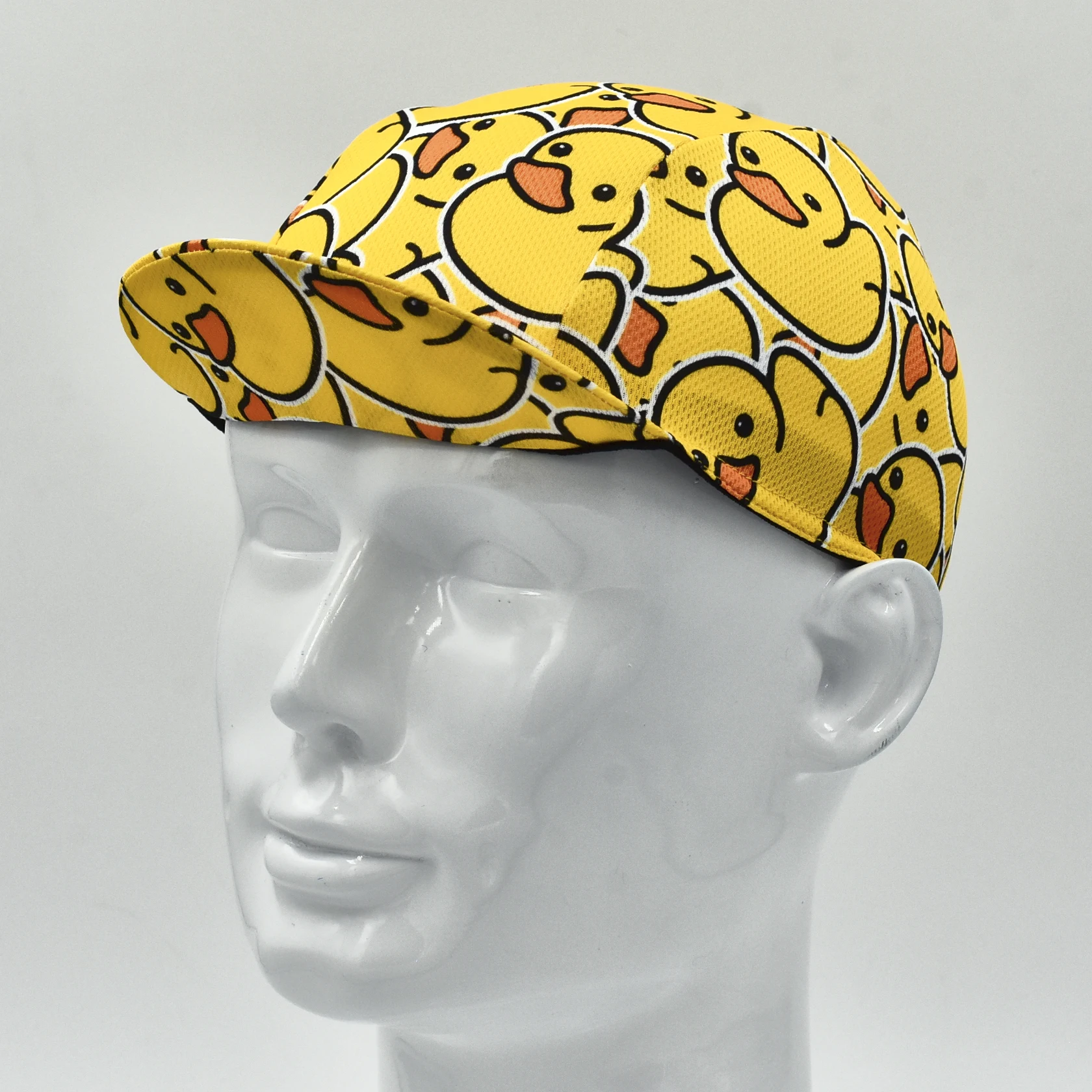 Little Yellow Duck Cycling Cap Colour Bike Hat  Running Headcap Outdoor sports cap