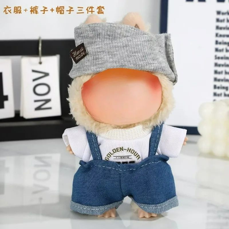 

New for 15-17cm Labubu Clothes Set Doll Fashion Cute Cartoon Anime Accessories DIY Toy Girls' Gift (Does Not Include Doll)