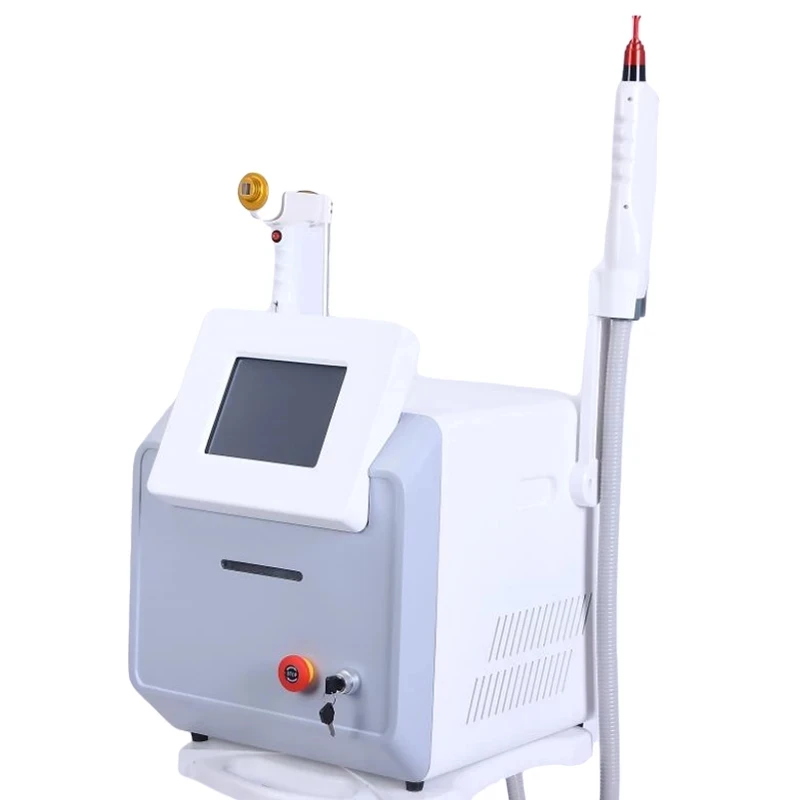 2024 new 2 in 1 808 diode Laser permanent hair remova q switched nd yag 755 nm picosecond laser tattoo remova machine