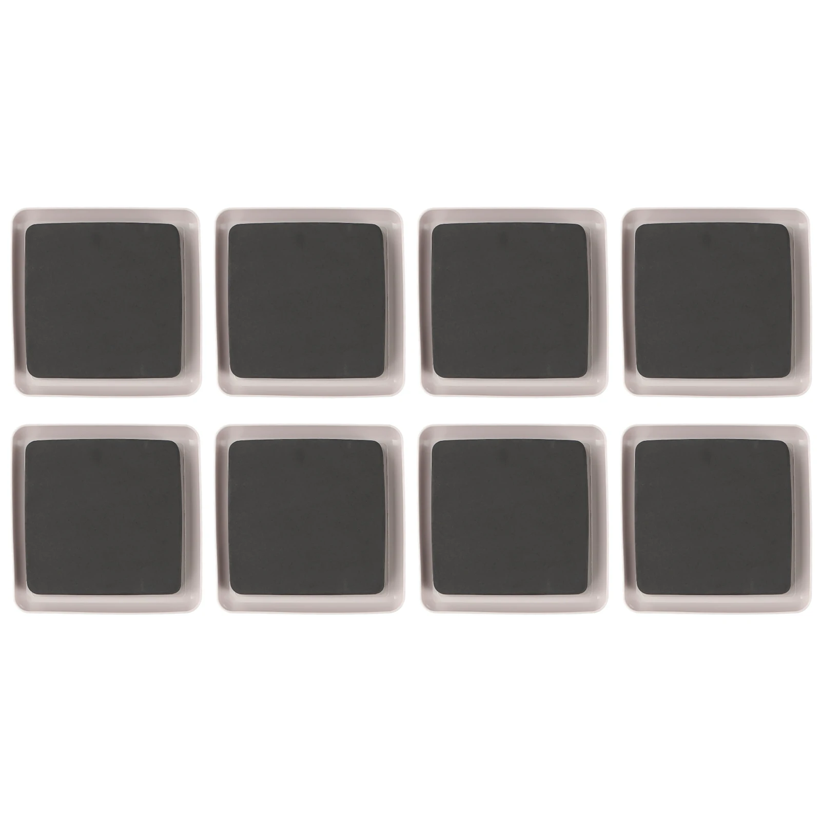 

8pcs 3.5inch Furniture Moving Slider Square EVA Reusable For Move Heavy Furniture Household Office Accessories