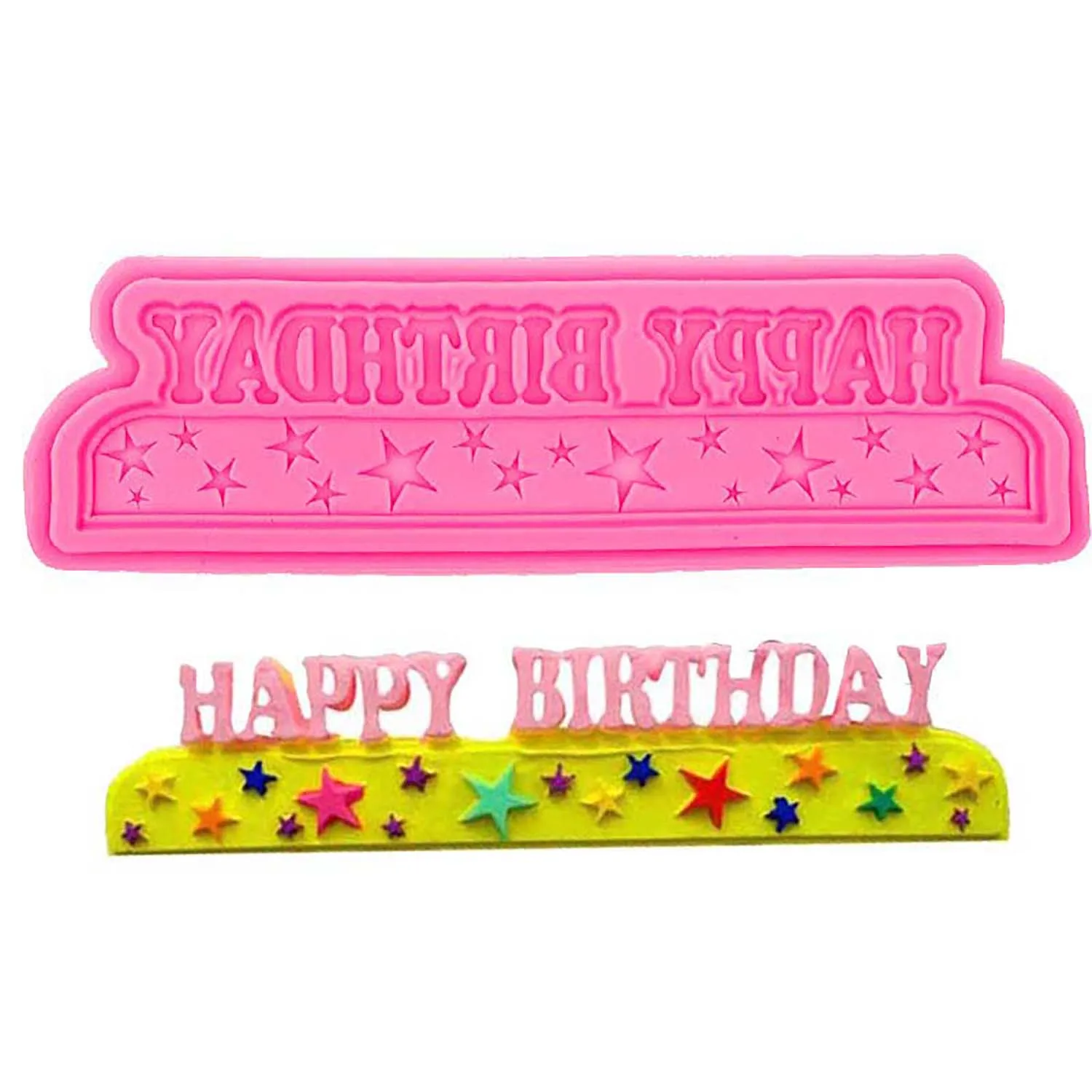 Letters Numbers Fondant Silicone Mold Different Fonts for Chocolate Cake Decorating Baking Tool Supplies