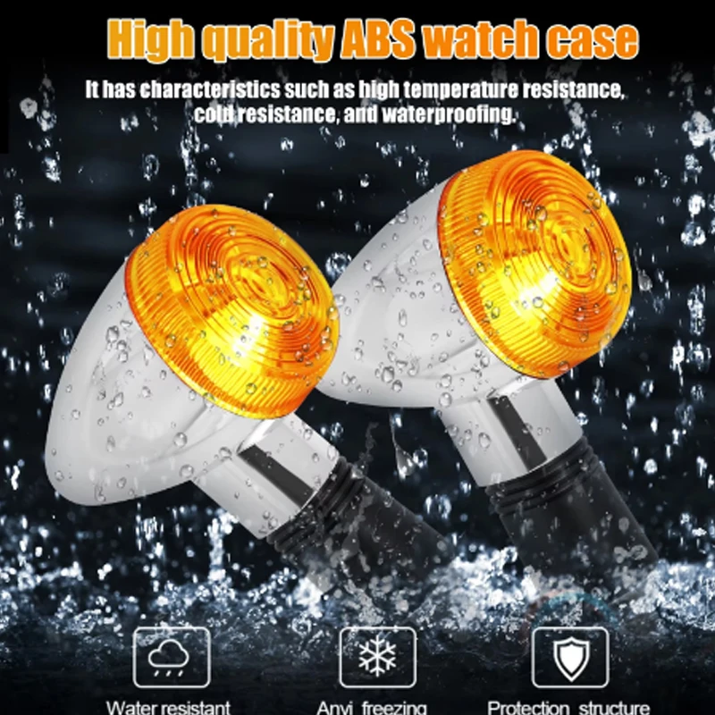 M10 دراجة نارية بدوره مصباح إشارة 12 فولت الجانب اتجاه مؤشر مصباح لهوندا سكوتر كروزر مقهى المتسابق الرجعية بدوره أضواء الإشارة