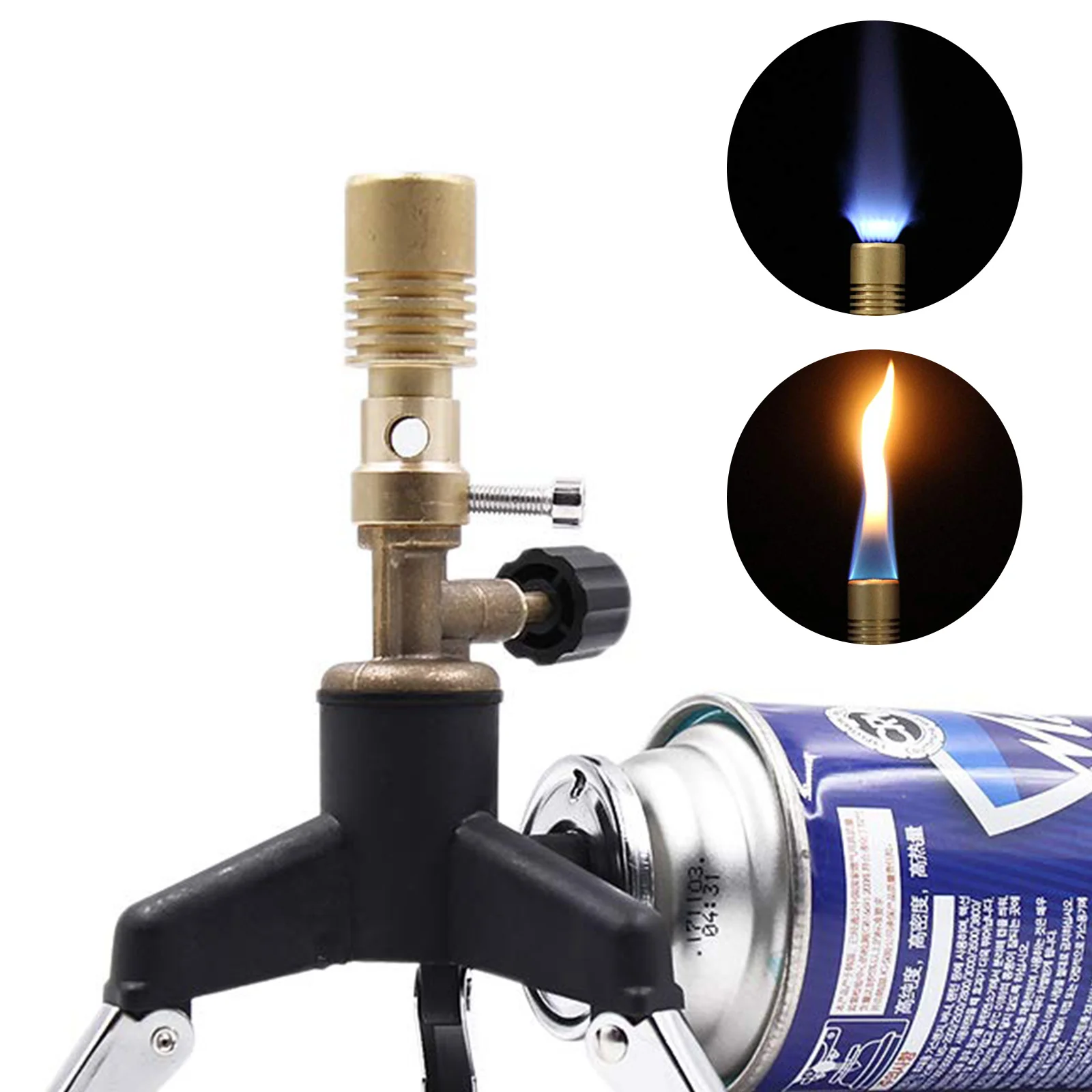 Burner Bunsen Gas Adjustment Portable Accessory Laboratory Premium Camping Brass Professional Propane Supply Heating Mini