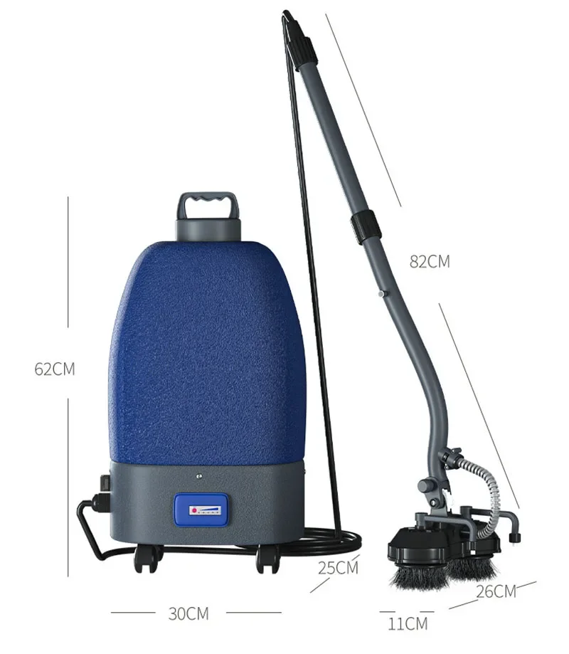 Car Washer Car Washing Machine High Pressure Water Gun Wipe Wash One Body Brush Mop Portable Lithium Battery Cleaning Machine