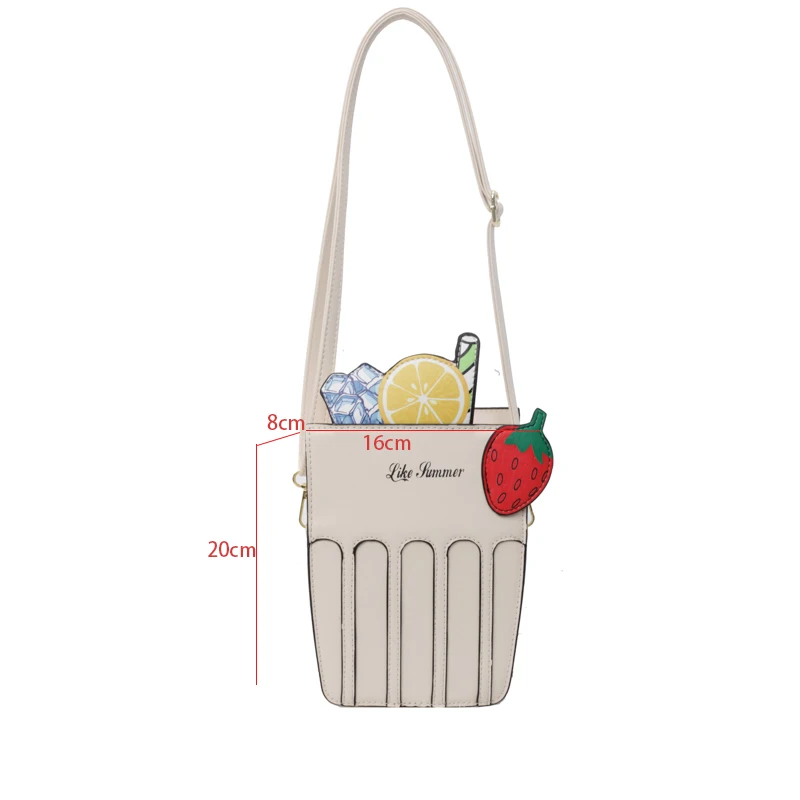 Ice Cream Shape Design Fun Crossbody Bag For Women Creative Phone Bag Lady Girls 2024 Summer Versatile Cross Body Handbag Purse