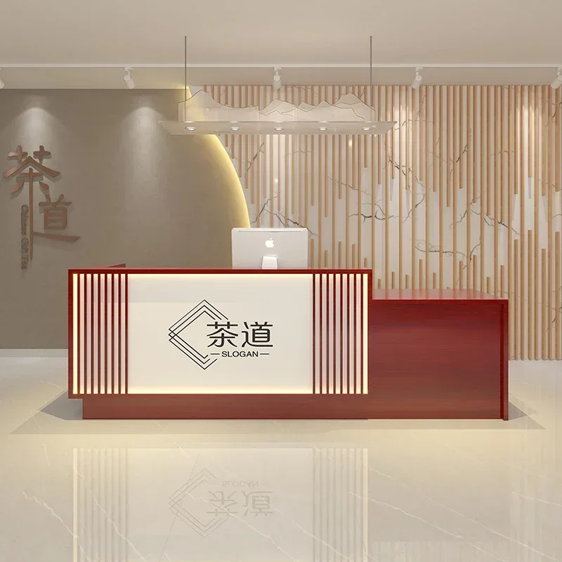 

Reception Desks Hallway Table Tables Clothing Store Counter Atril Cash Register Motion Desk Business Customer Center Office Shop