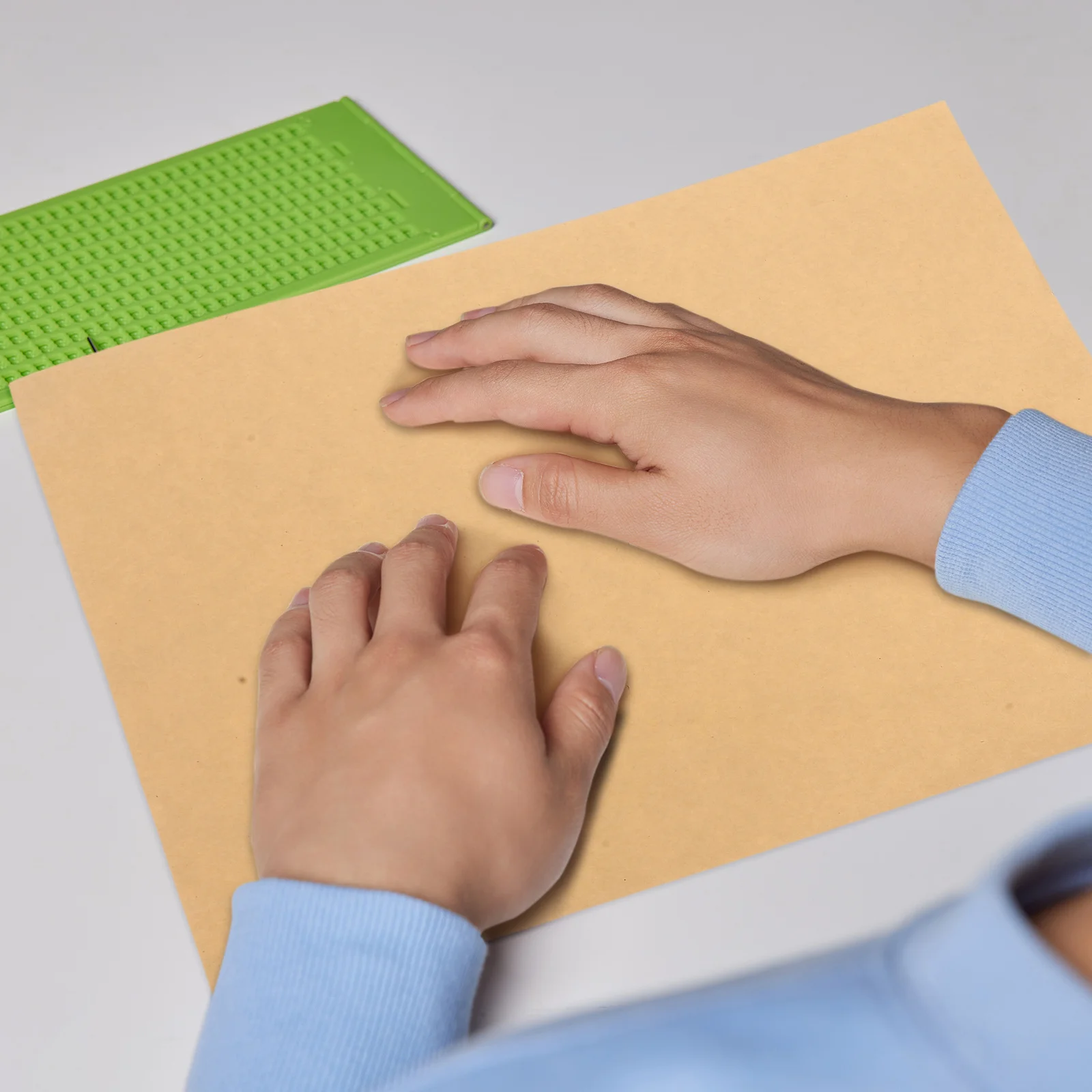 

30Pcs Braille Writing Paper for Blind People Thick Durable Practice Sheets Learning and Communication Braille Supplies Bulk