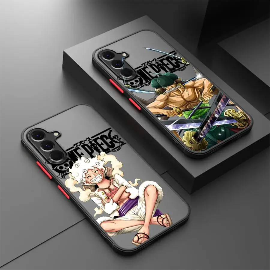One Pieces Anime TPU Cover Phone Case for Samsung Galaxy A16 A50 A05s A14 A13 A06 A70 A15 A12 Note 20 Ultra 10+ 9 8 A30s