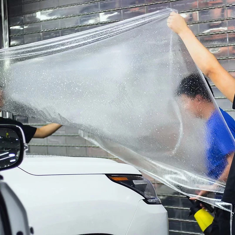 ฟิล์มกันรอยรถยนต์แบบด้าน 7.3 มิล ไม่เหลือง ซ่อมแซมตัวเองได้ ฟิล์ม TPU แบบด้าน xpel PPF ฟิล์มกันรอยรถยนต์